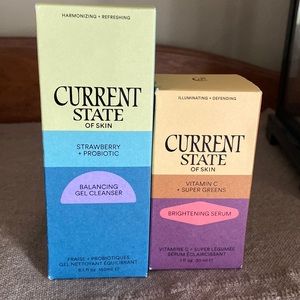 Current State of Skin Gel Cleanser and Brightening Serum